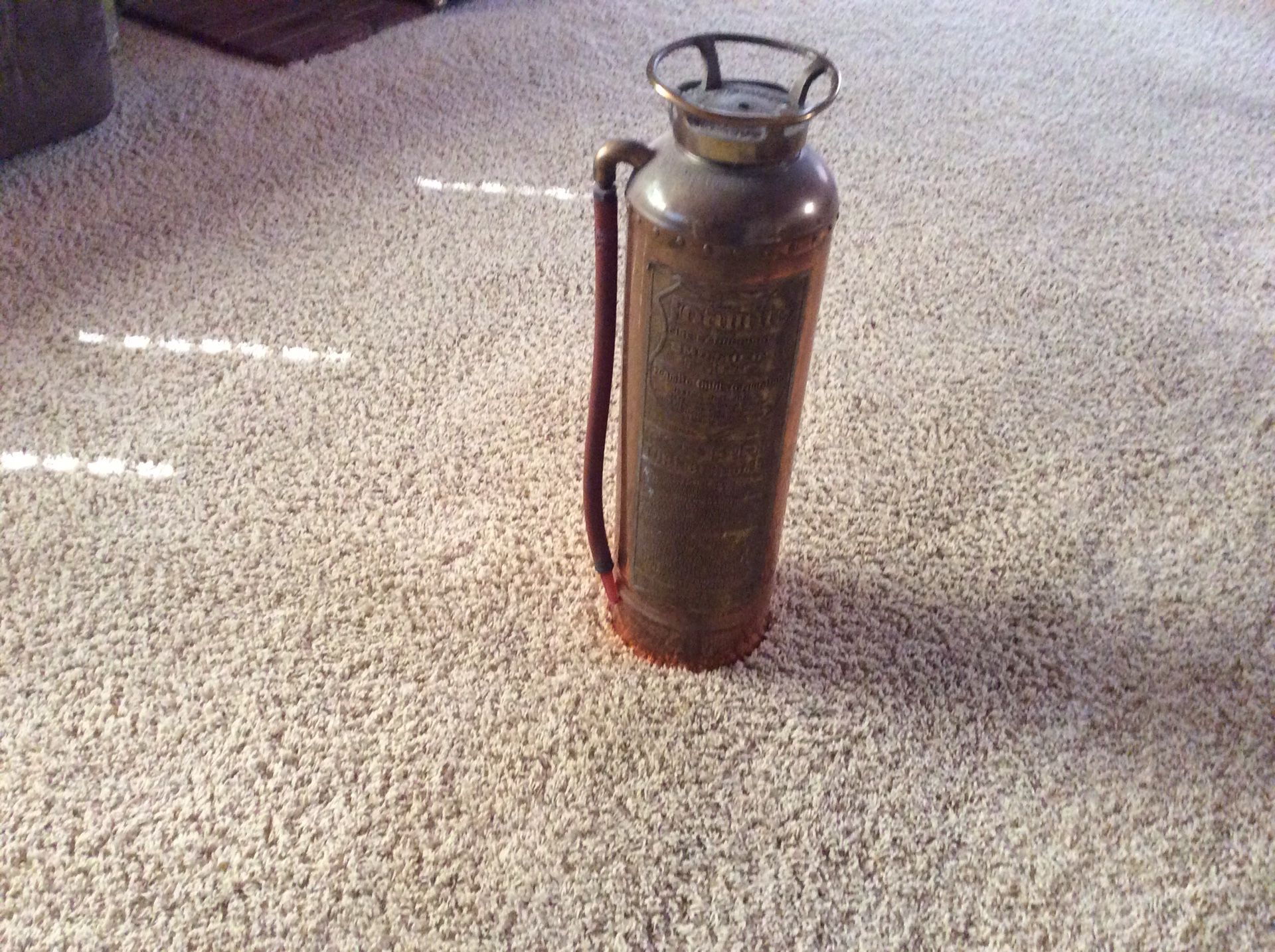 Antique fire extinguisher
