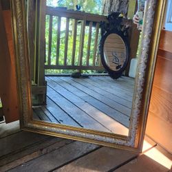 Gold Antique Mirror