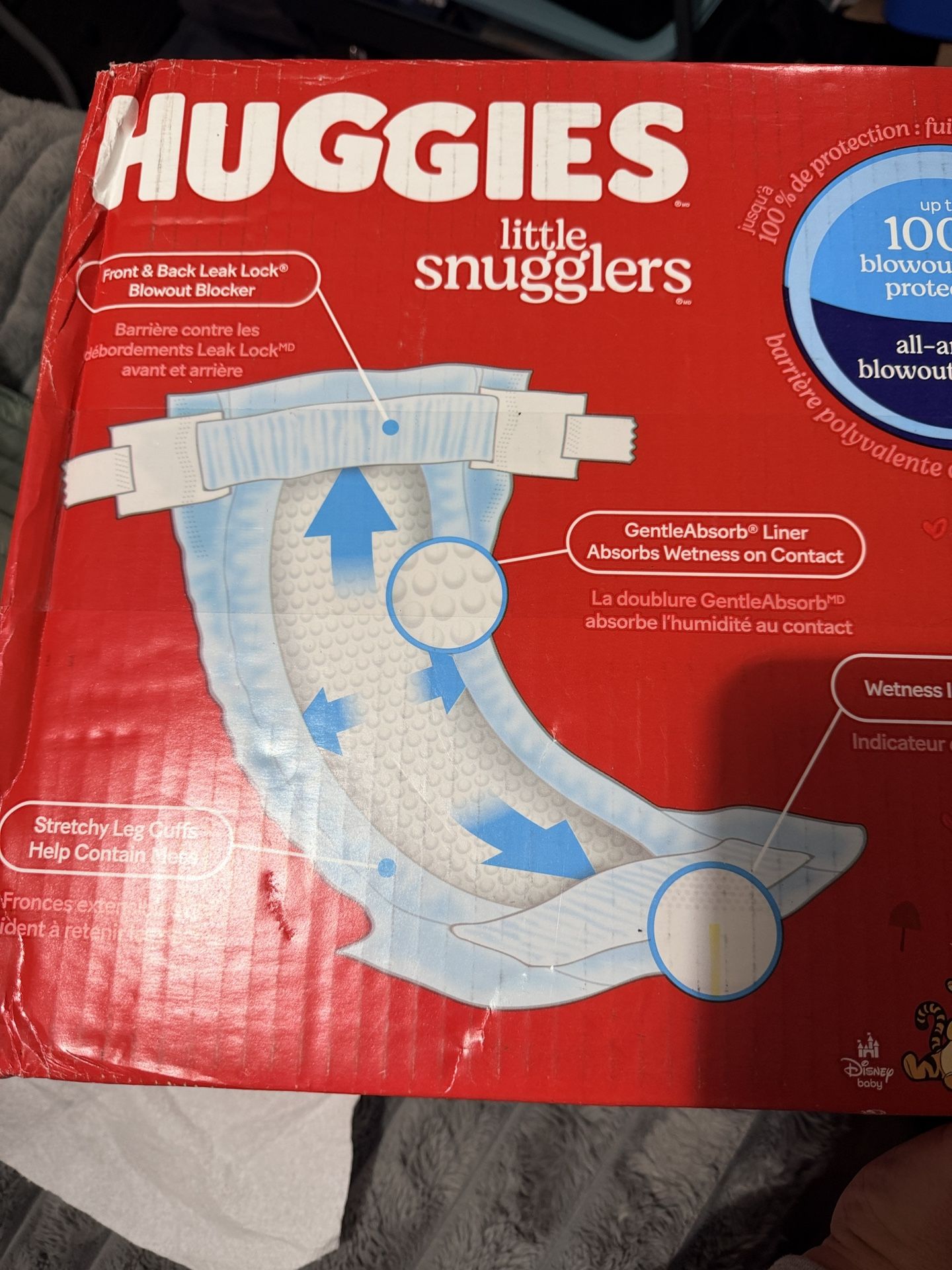 Size 1 Huggies Littles Snugglers Sealed