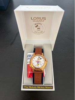 Vintage Lorus Disney The Melody Mickey Watch
