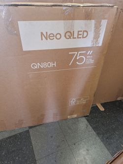 Samsung - 75” Class QN80H Series Neo QLED Mini LED 4K UHD SamsungVision AI Smart Tizen TV