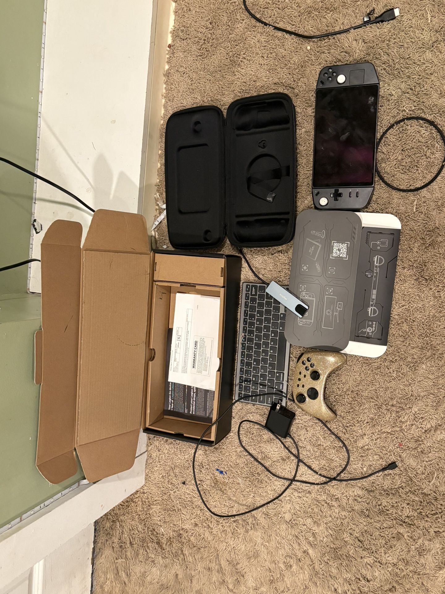 Lenovo Legion go Screen Protector Charger Controller Bluetooth Keyboard