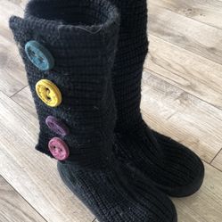 Kids Ugg Boots Knit Size 10