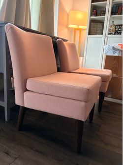 Pink chairs