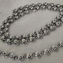 Stainless Steel Chain And Bracelet Set 24" 8" Stewart&Nellis Pick Up 