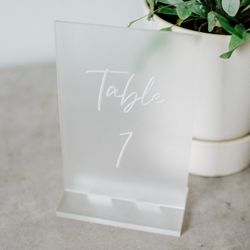 Table Numbers