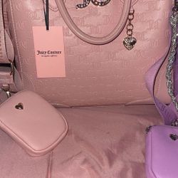 Juicy Couture All About That Bling Tote🩷