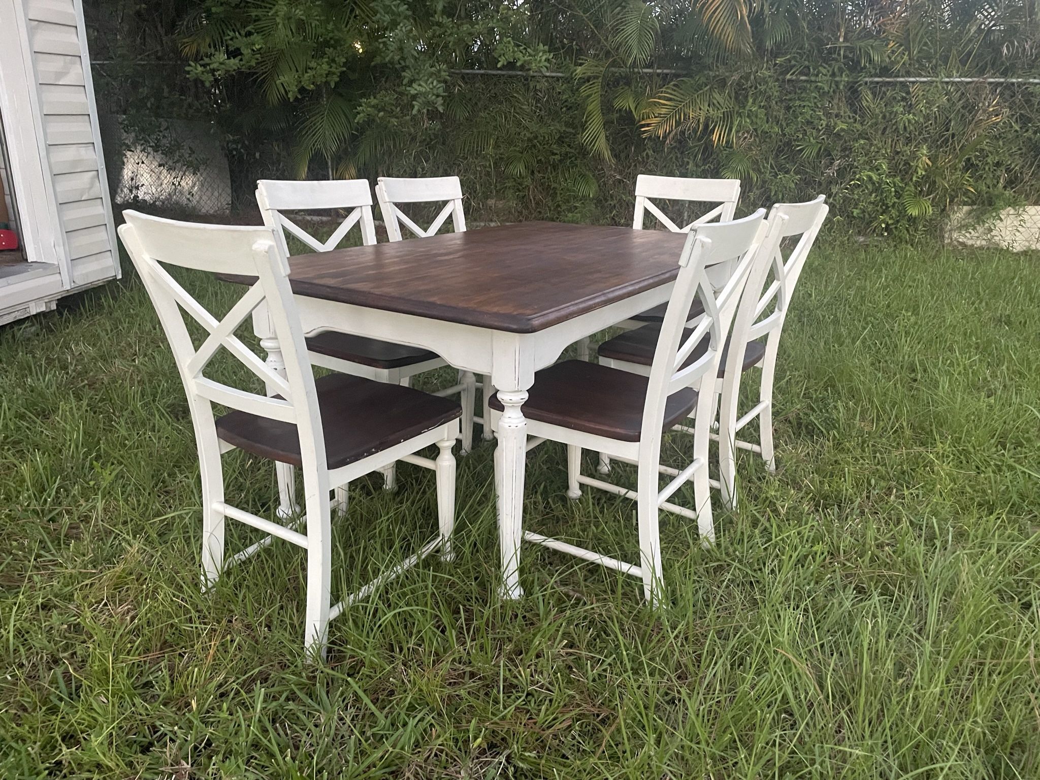 Farmhouse Dining Table Real Wood
