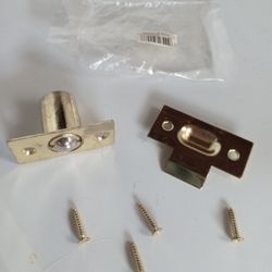NEW 2 packs for $6  of Hillman Zinc Die Cast Brass Plated Adjustable Ball Catch Latch 2 1/4" x 1".