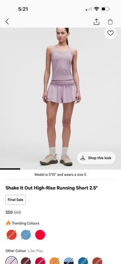 Shake it out High-Rise Run Short 2.5”