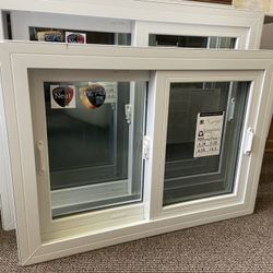 White Vinyl Slider Windows