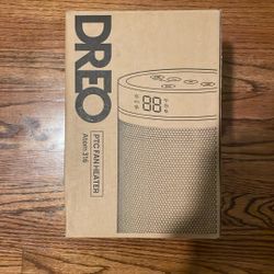 *unopened* DREO PTC FAN HEATER Atom 316 Gold
