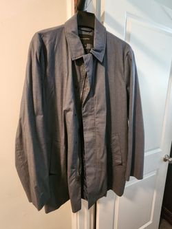 Banana Republic Mens Overcoat Causal Blue