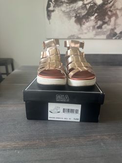 MIA Ophelia Rose Gold Gladiator Sandals