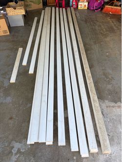 25 12 ft baseboard pieces plus scraps