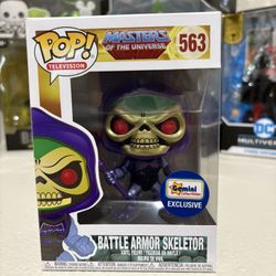 Exclusive Metallic Battle Armor Skeletor 