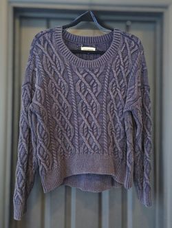 Lucky Brand Cable Knit Crewneck Sweater