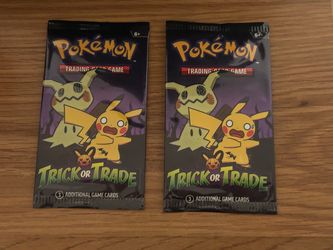 Pokemon Trick Or Trade Booster Packs Sealed