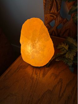 Golden Glow Salt Lamp