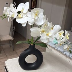 Orchid flowers silk arrangement