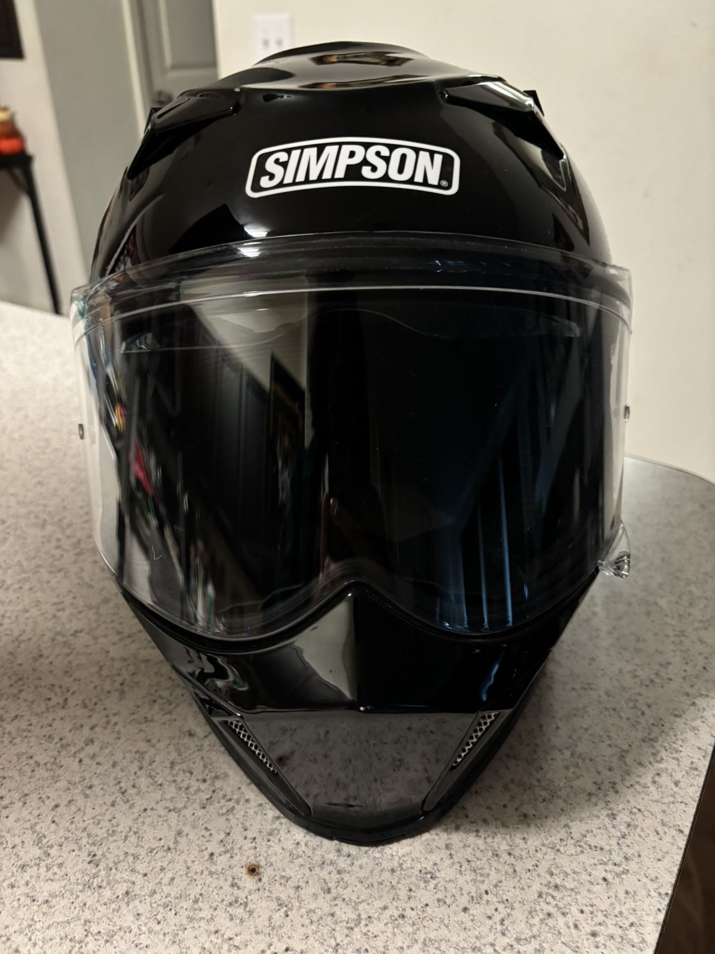 SIMPSON MOD BANDIT With Cardo FREECOM 2X