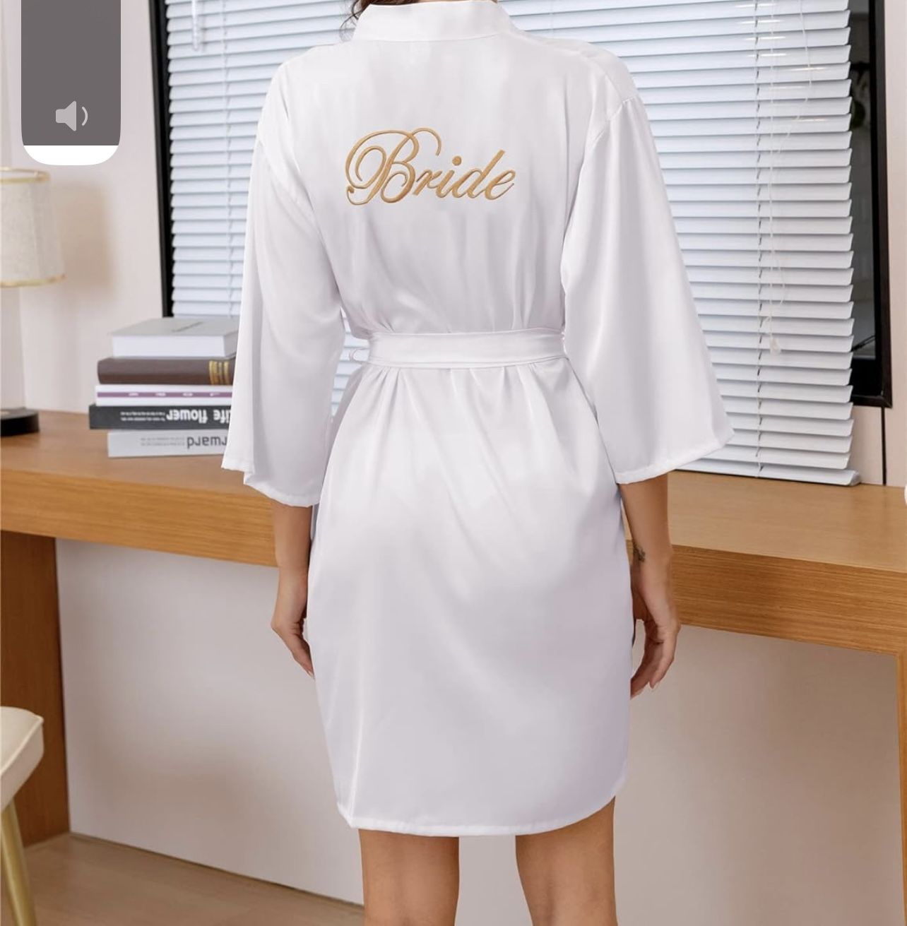 Bride Silk Robe 