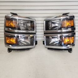 2014 And 2015 Chevy Silverado Headlights 