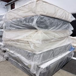 King Mattress Good Brands Starting From $289 And UP💥 Sealy, Serta, Saatva, Beautyrest, Purple, Tempurpedic 