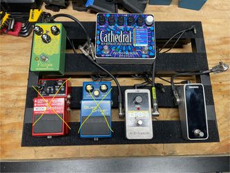 Guitar Pedal Board + 1spot Pedal Board Power + Metal Case