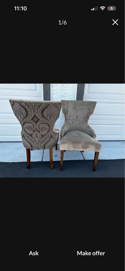 Beautiful high end two chairs