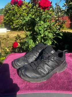 Salomon XA Pro 3D V9 Mens Black Trail Hiking Waterproof Sneakers Size 8.5