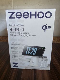 Zeehoo LuminoCore 4-in-1 wireless charging station Apple And Samsung  phones and watches