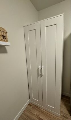 White wardrobe