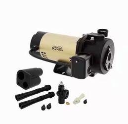 Professional grade K2 1 HP Cast Iron Convertible Jet Pump, 115/230v