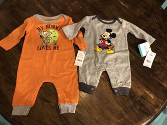 Halloween 0-3 month clothes new with tags