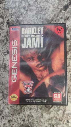 Barkley Shut Up and Jam! Sega Genesis