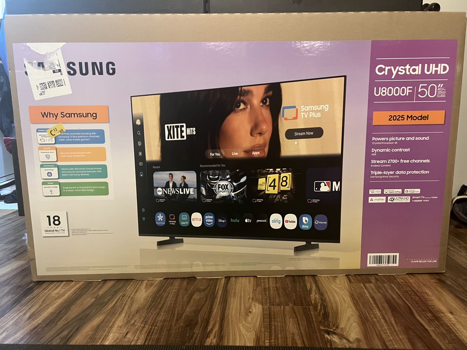 Samsung 50 Inch Smart TV U8000F