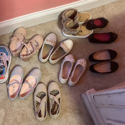 Girls Shoes 11-13. $10 Each 