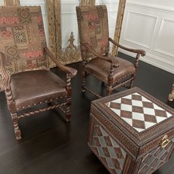 Chairs With Matching Bench  $600 