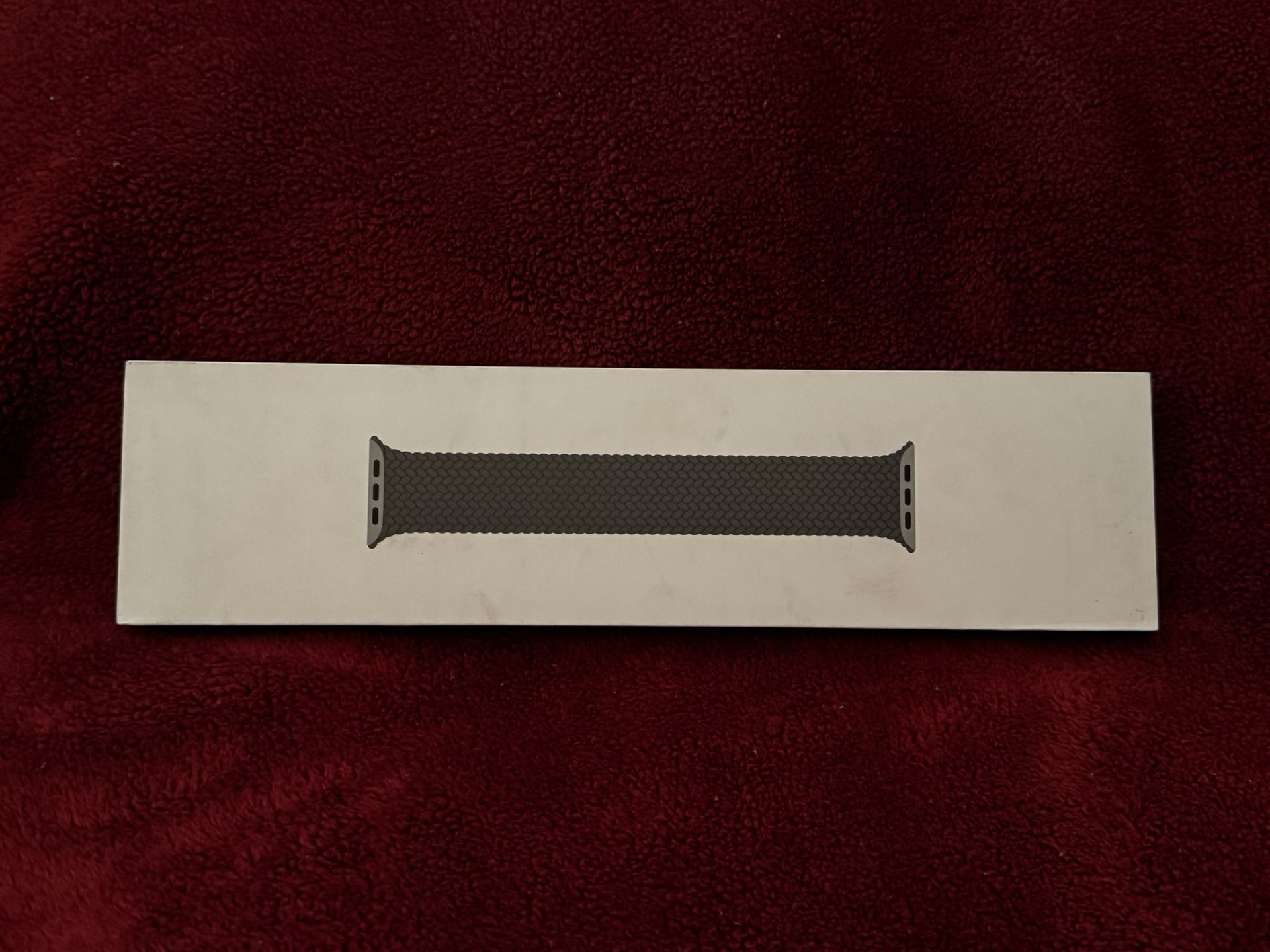 Apple Watch Braided Solo Loop Olive Green Size 2 38mm 40mm 41mm 42mm MQY03AM/A