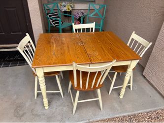 Dining table and chairs