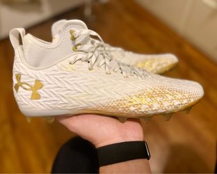 Under Armour Men's Spotlight Clone 3.0 Mc Metallic Gold Football Size 13