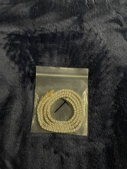Gold Diamond Tennis Chain
