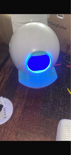 Self-Cleaning Cat Litter Box, Automatic Cat Litter Box APP Control Smart Large Litter Box for Multiple Cats Safety Protectionmew