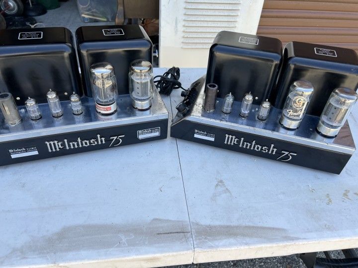 Vintage McIntosh Tube Monoblock Amplifier Pair