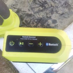 Ryobi Bluetooth Speaker 