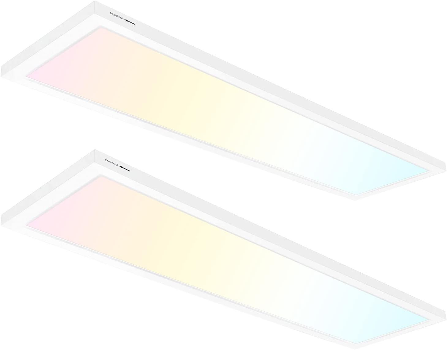 1x4 FT LED Flat Panel Light Selectable Color temp,4800lm,48W Dimm