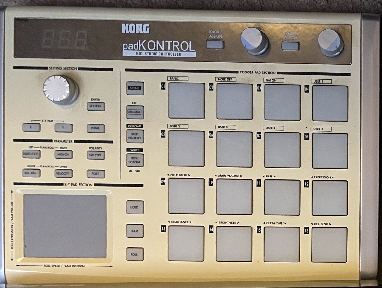 Korg padKONTROL midi Drum Pad Controller