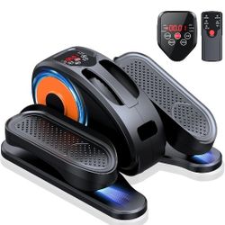 Brand New! Under Desk Elliptical Machine, Ellipse Leg Exerciser for Seniors Fully Assembled, Quiet & Portable Electric Seated Pedal Exerciser