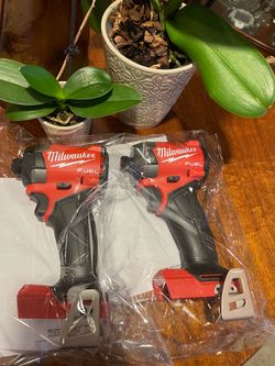 New 1/4” Milwaukee FUEL Impact Driver $110 Each-Cada Uno (Tool Only Solo Herramienta)